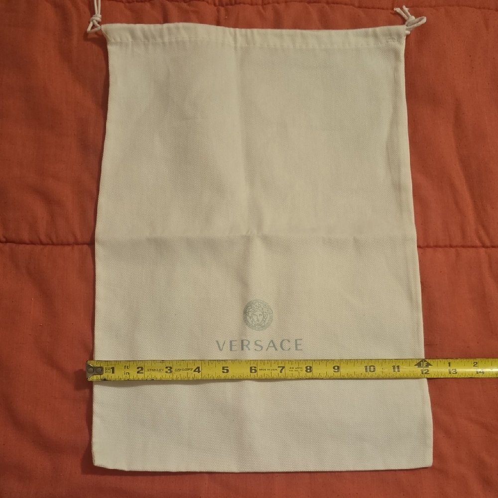 Versace Cream Drawstring Bag